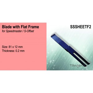07. Blade with Flat Frame for Speedmaster / S-Offset