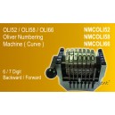 11. Oli52/Oli58/Oli66 Oliver Numbering Machine ( Curve )
